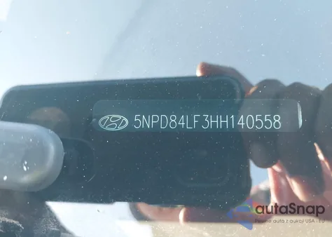 2017 Hyundai Elantra Se z USA, uszkodzony, nr VIN 5NPD84LF3HH140558